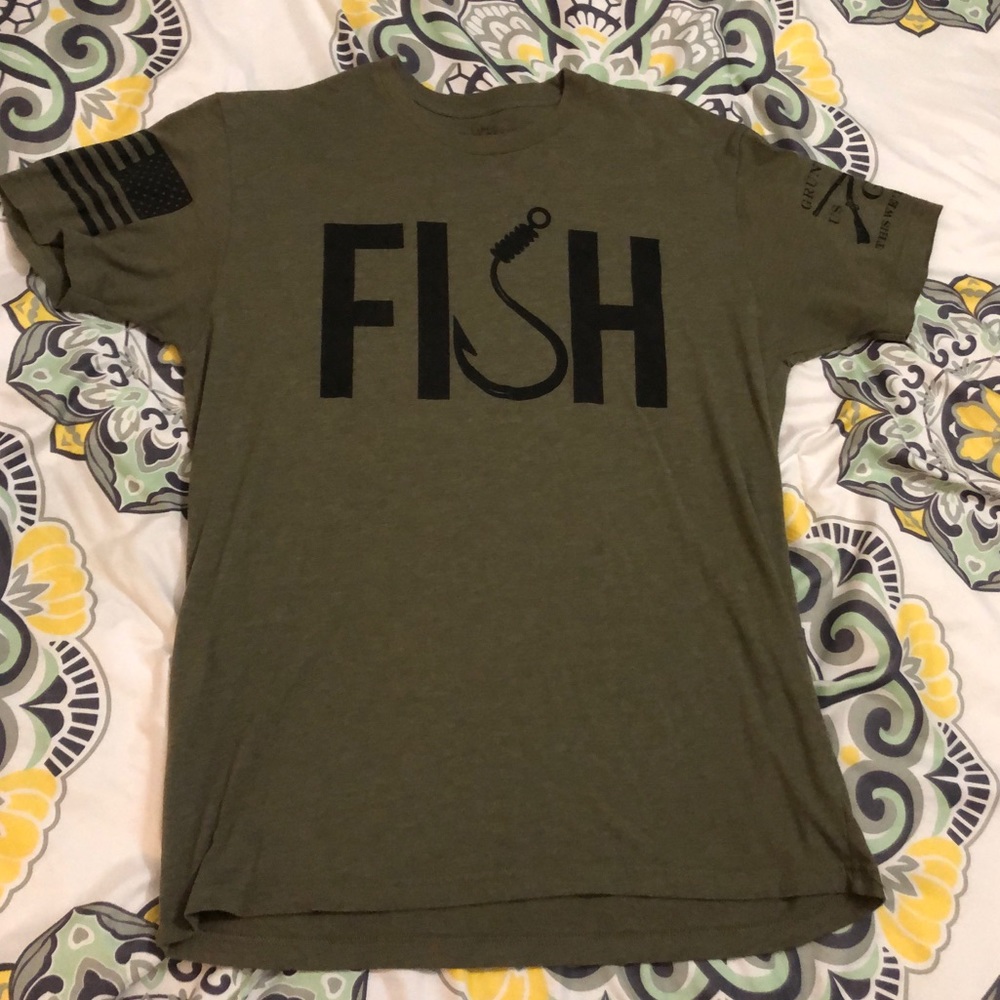Grunt Style Fish T-shirt - Large